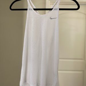 White Nike tank top